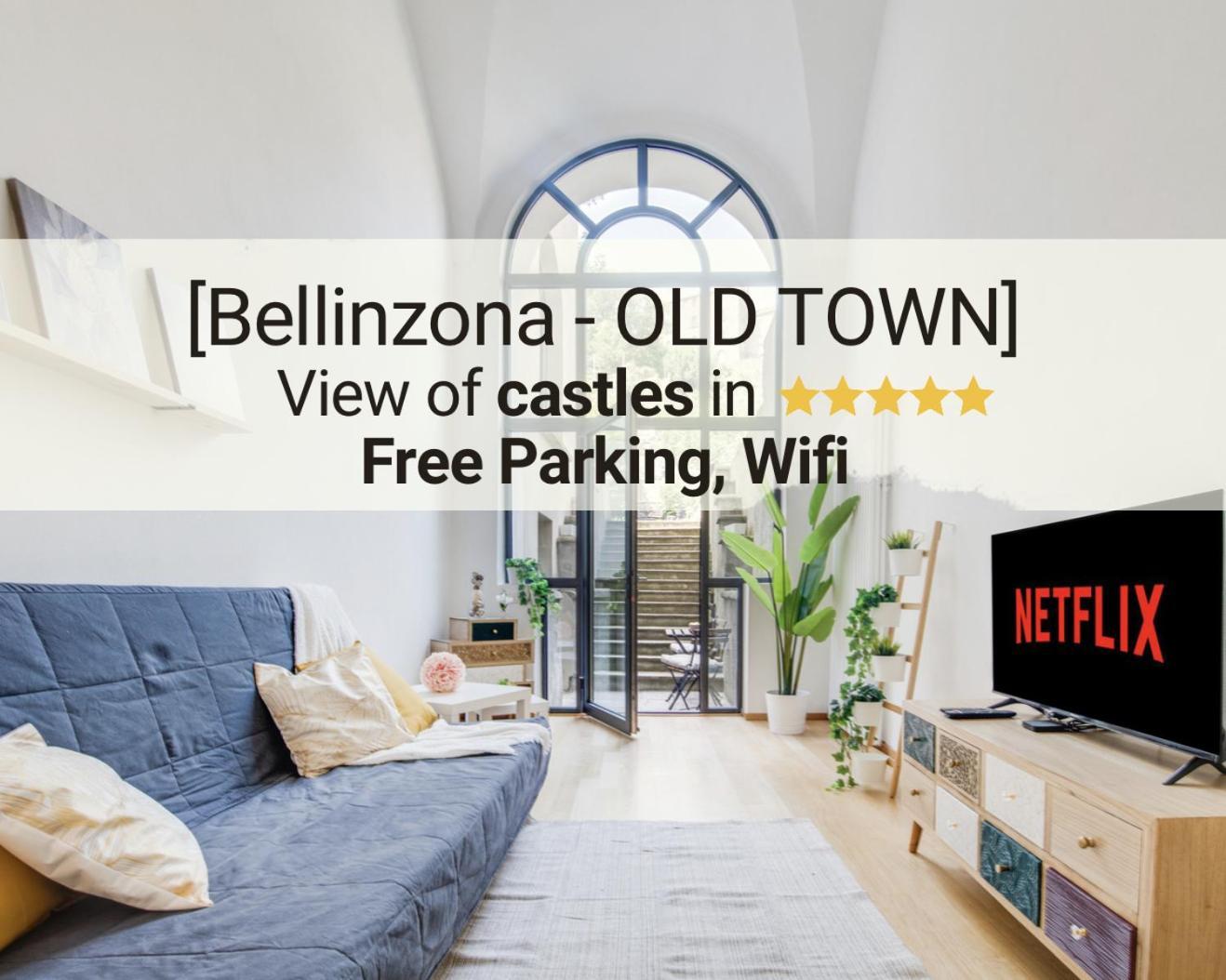 Bellinzona-Centro Storico Vista Castelli A ☆☆☆☆☆ 아파트 외부 사진